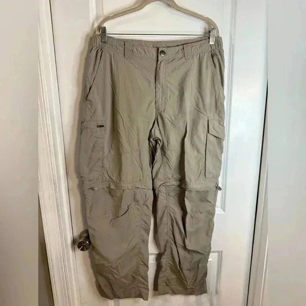 Columbia Men’s Khaki Silver Ridge Convertible Pants - Size 36x30